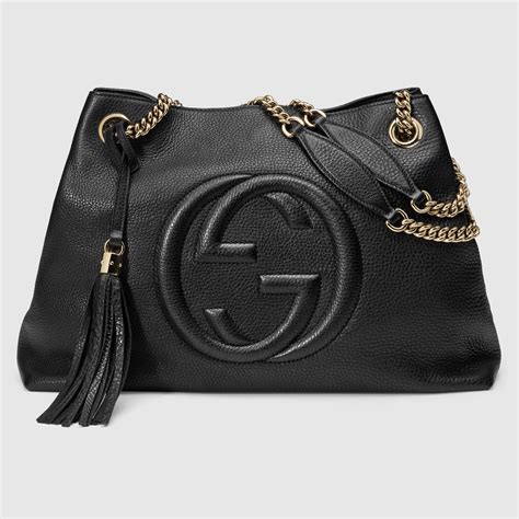 gucci soho small leather tote bag|Gucci soho shoulder bag white.